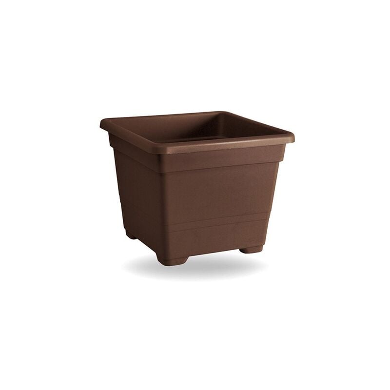 foto del prodotto vaso quadrato 32cm bronzo veca