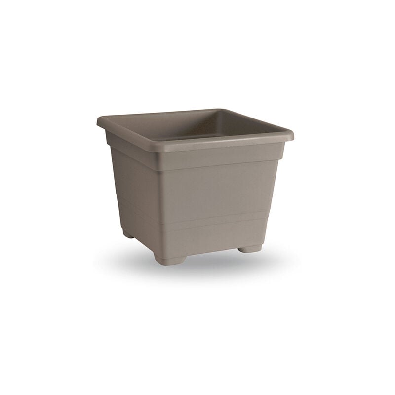 foto del prodotto vaso quadrato 45 cm 60 riciclabile avana veca