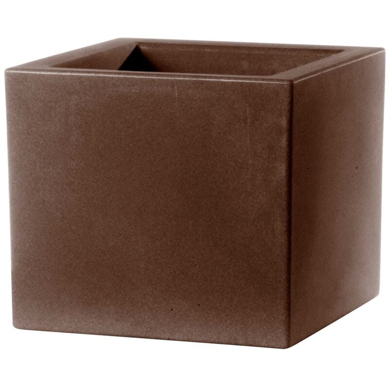 foto del prodotto vaso quadrato bronzo 24,5x24,5 cm h 24,5 mod. schio cubo