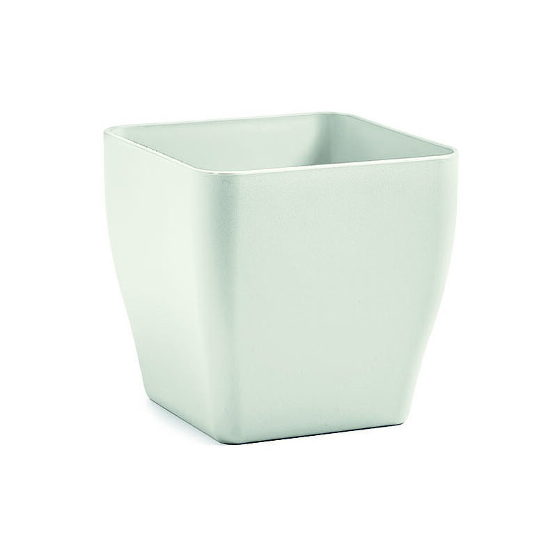 foto del prodotto vaso quadrato indoor living matt 30 cm terra dolomia veca