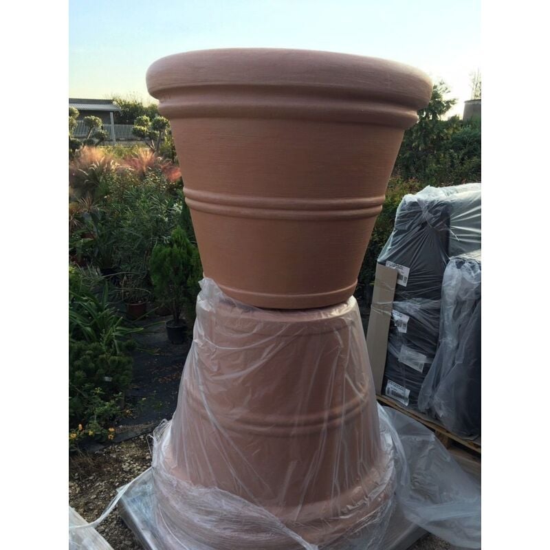 foto del prodotto vaso resina rotazionale campana tondo jesolo 110 vasar telcom grandi dimensioni