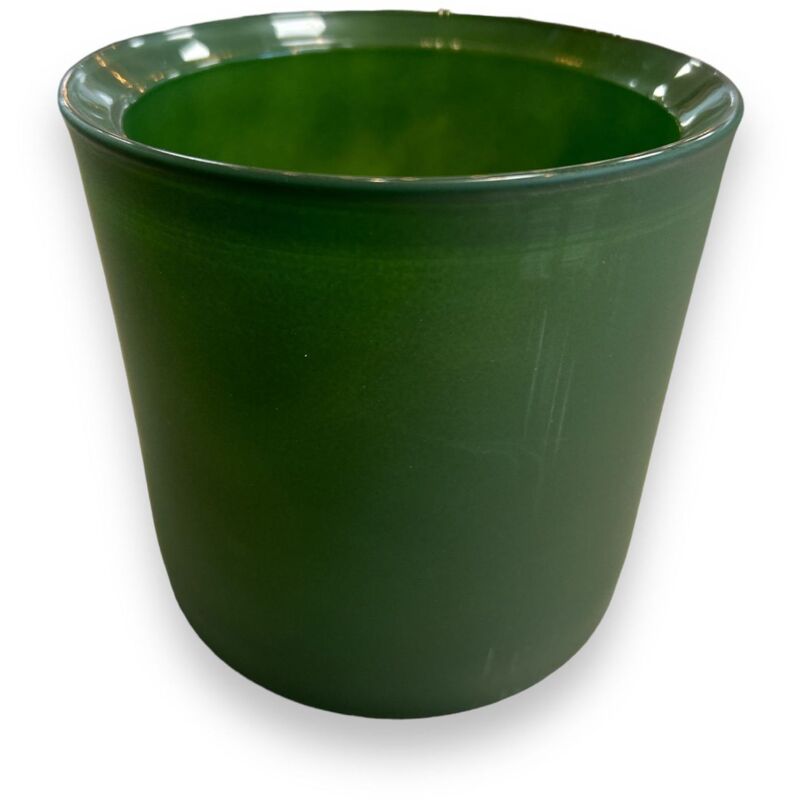 foto del prodotto vaso rotondo opak con bordo svasato, ideale per fiori, 12 x h 12 cm
