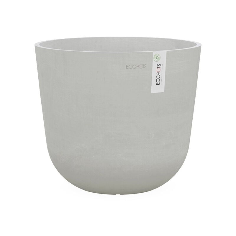 foto del prodotto vaso rotondo oslo grigio chiaro d 25xh21,8cm ecopots