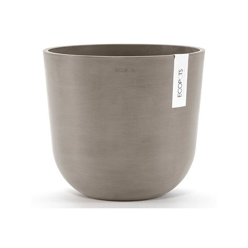 foto del prodotto vaso rotondo oslo tortora d 25xh21,8cm ecopots