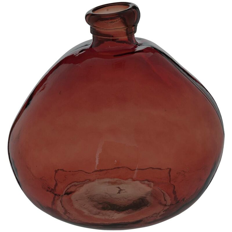 foto del prodotto vaso rotondo uly in vetro riciclato d33cm ambra atmosphera cr ateur d int rieur