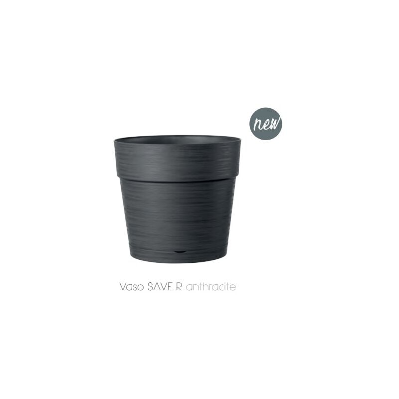 foto del prodotto vaso save cm20 antracite deroma
