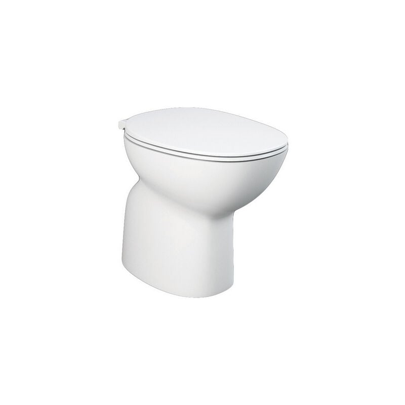 foto del prodotto vaso scarico pavimento rimless morning scarico a pavimento senza copriwater