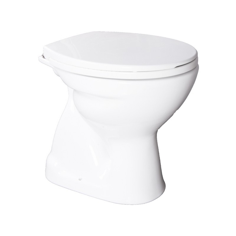 foto del prodotto vaso scarico pavimento serie alda bianco