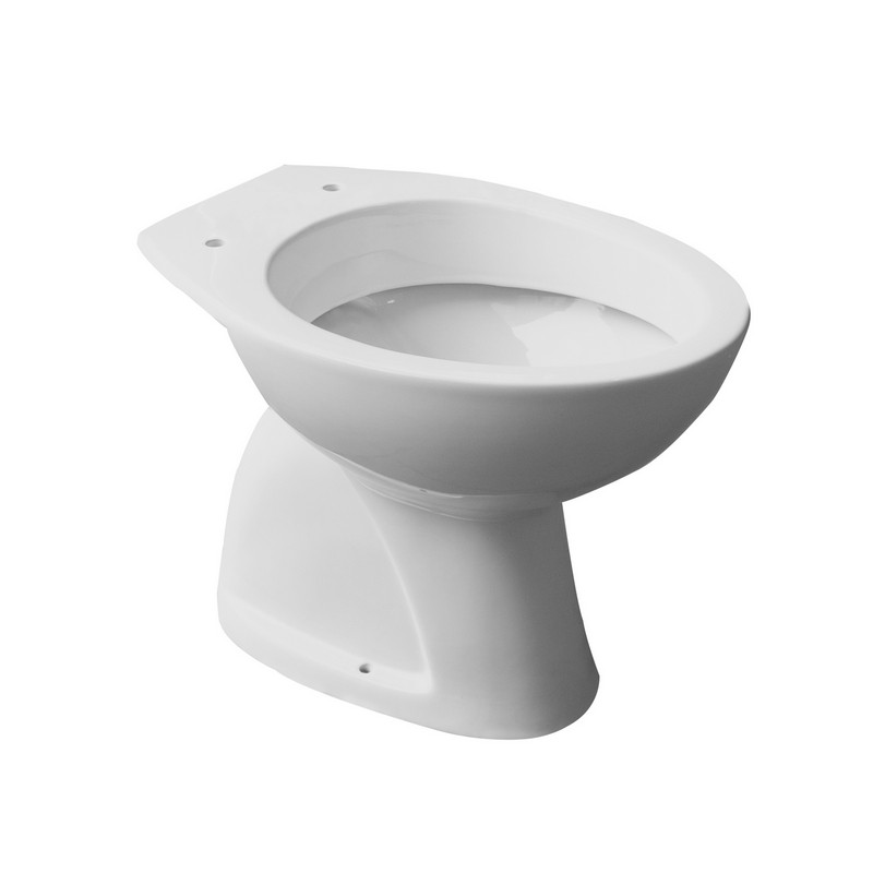 foto del prodotto vaso scarico pavimento serie volga bianco