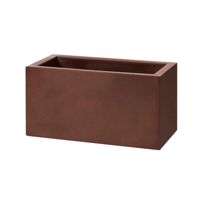 foto del prodotto vaso schio cassa maxi in plastica da giardino per fiori e piante. cappuccino