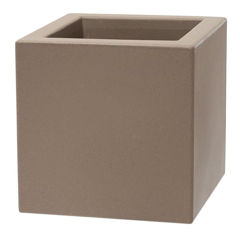foto del prodotto vaso schio cubo 25 cm cappuccino