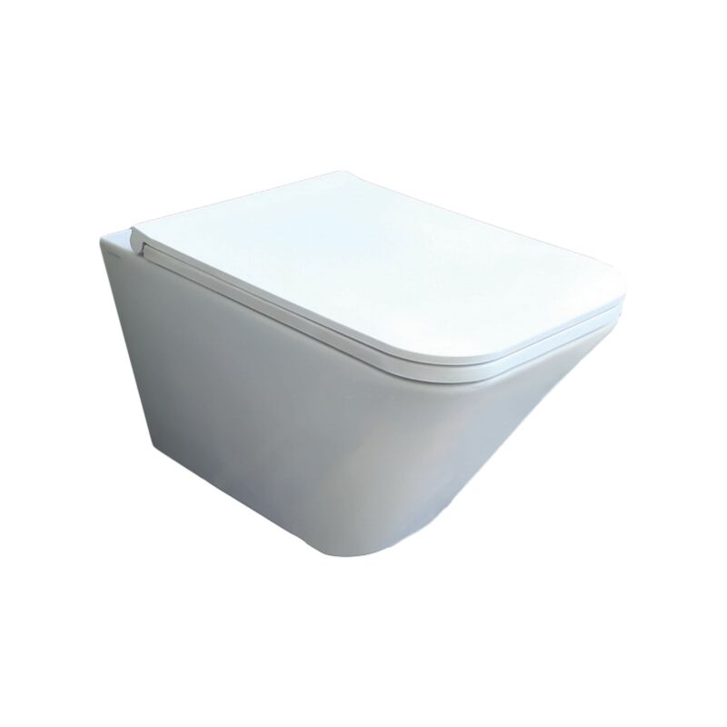 foto del prodotto vaso sospeso 36x54x35,5 cm bianco lucido in ceramica azzurra ceramica build senza copri wc