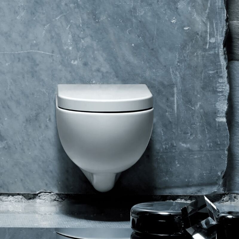 foto del prodotto vaso sospeso bianco nuvola easyclean azzurra