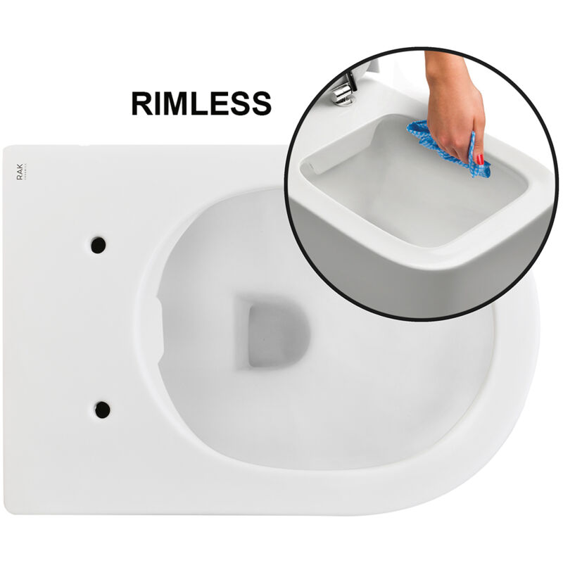 foto del prodotto vaso sospeso feeling rimless grigio opaco