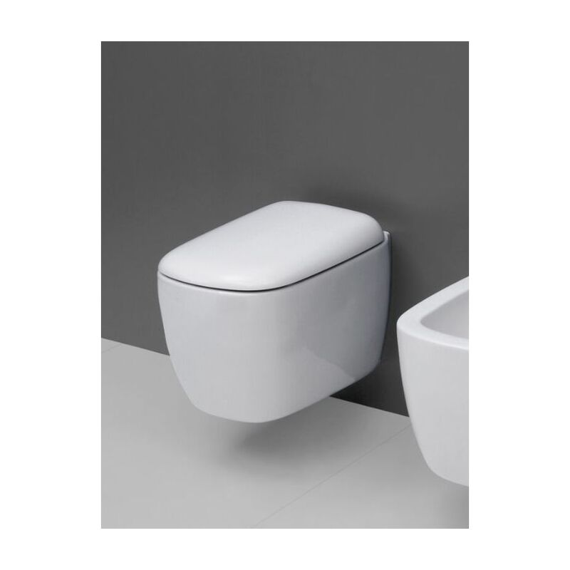foto del prodotto vaso sospeso mono flaminia colore latte opaco