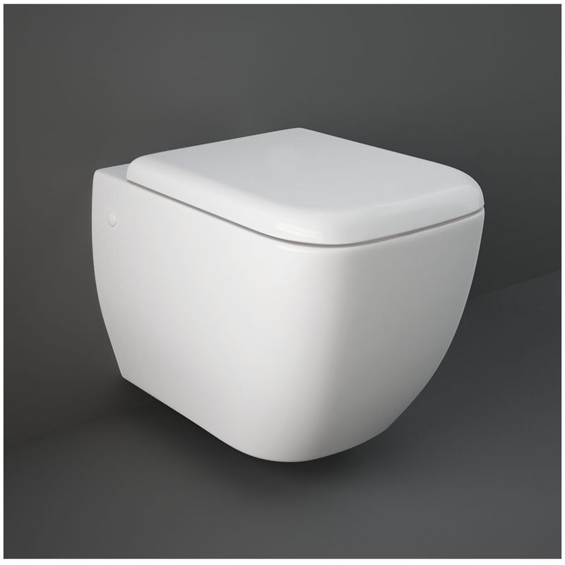 foto del prodotto vaso sospeso rak ceramiche serie metropolitan in ceramica bianco