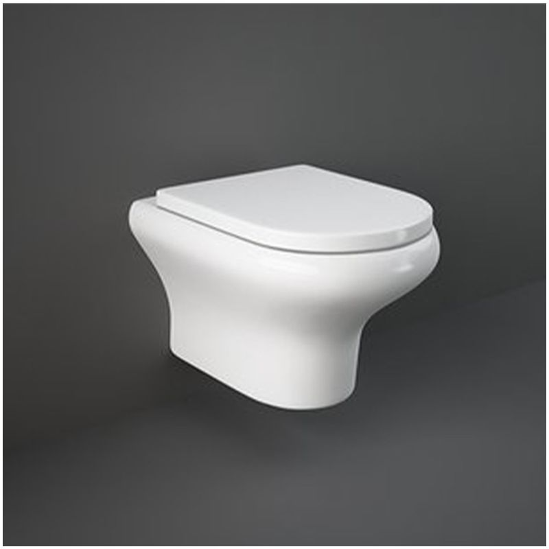 foto del prodotto vaso sospeso wc serie compact in ceramica bianco