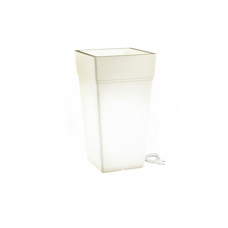 foto del prodotto vaso stalk element con luce outdoor per fiori e piante. 65 cm