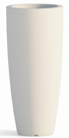 foto del prodotto vaso stilo tondo top bianco cm.40 h 90