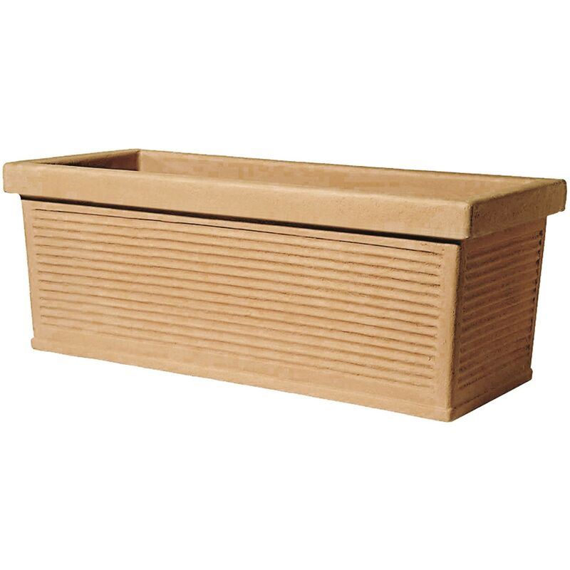 foto del prodotto vaso telcom a cassetta millerighe in resina 73x35x31 cm