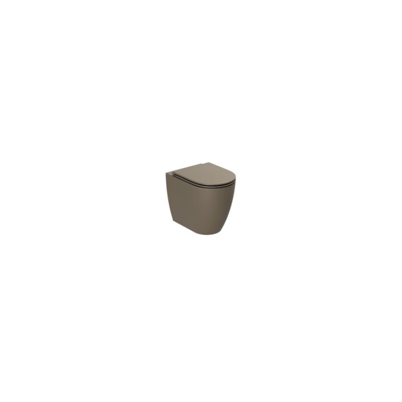 foto del prodotto vaso terra comoda azzurra tipologia easyclean colore cacao