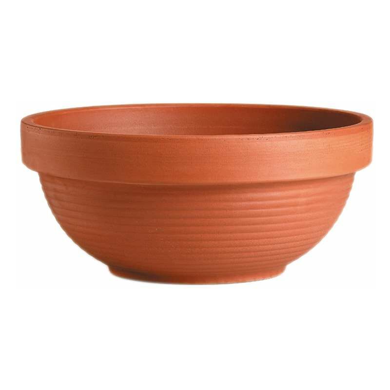 foto del prodotto vaso terracotta cotto rotondo 23 cm deroma