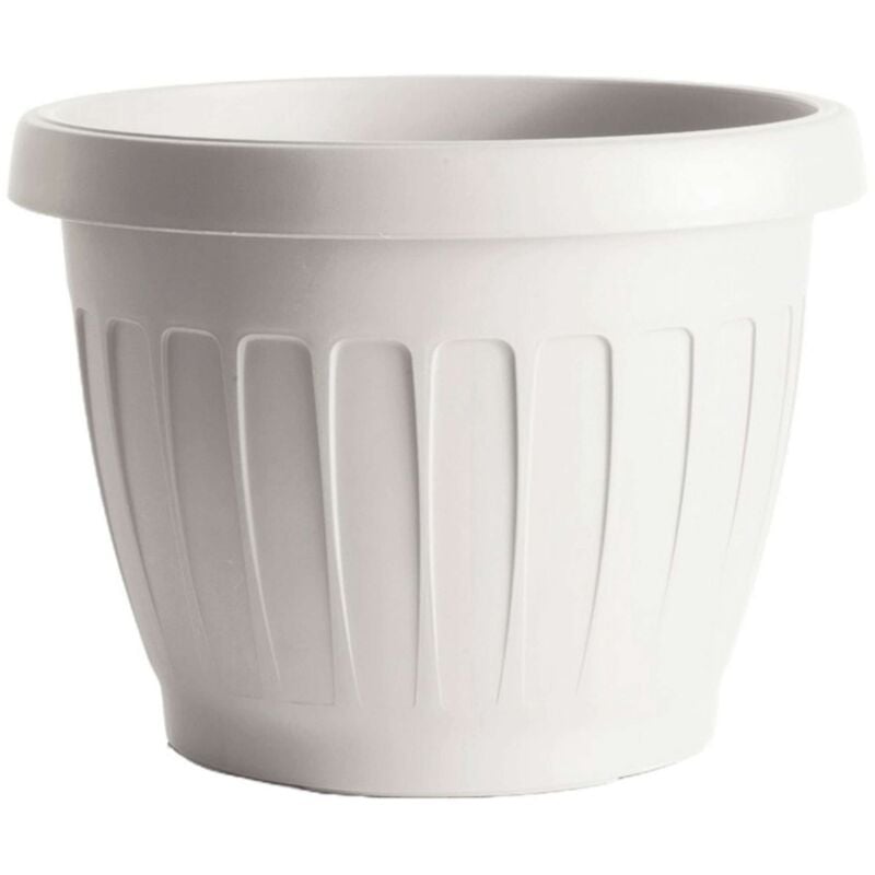 foto del prodotto vaso tondo 25 x h.18,5 lt. 5,7 bianco