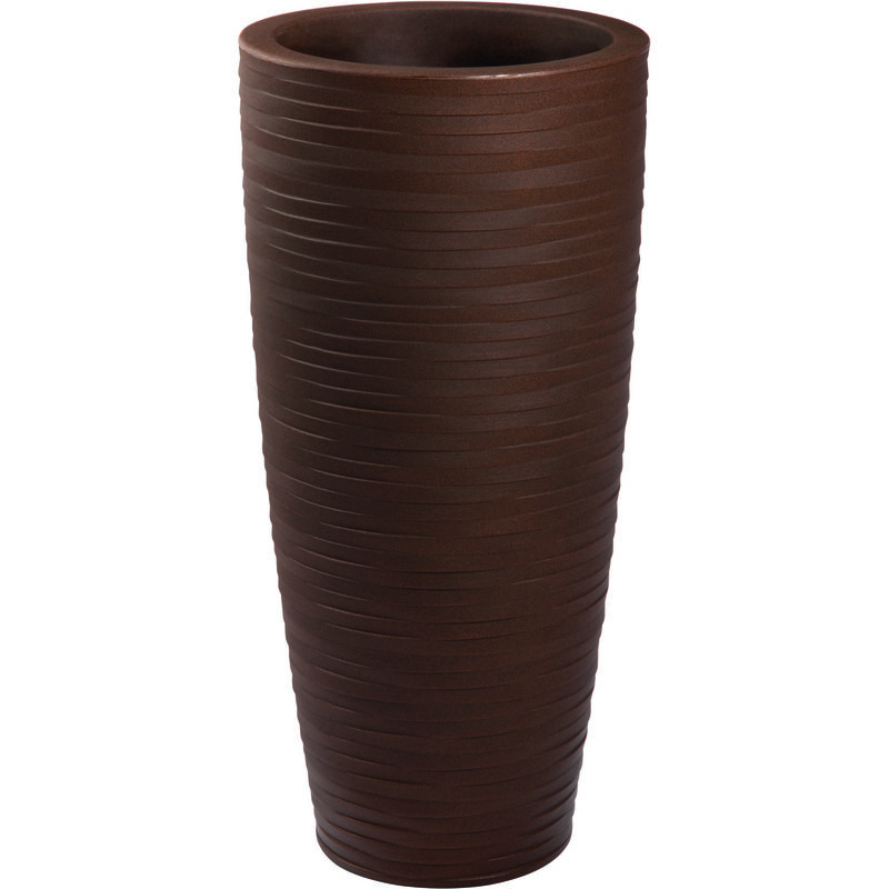 foto del prodotto vaso tondo alto talos elegance cm. 70 corten