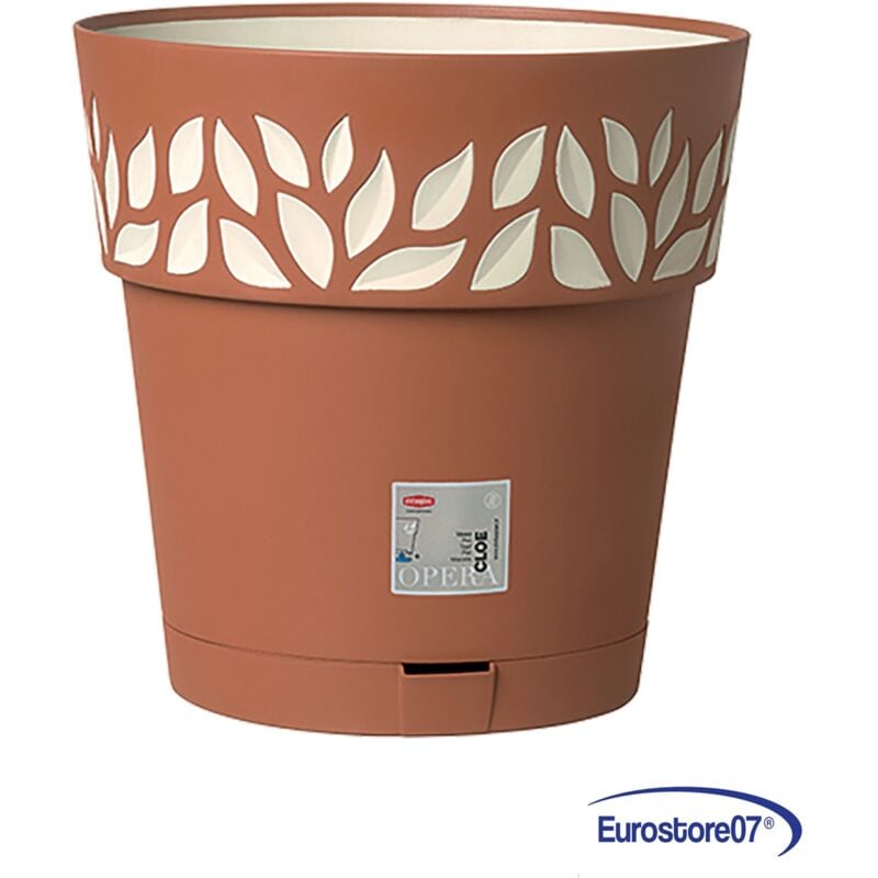 foto del prodotto vaso tondo cloe 20 x h.19 tortora vanilla df 6126561