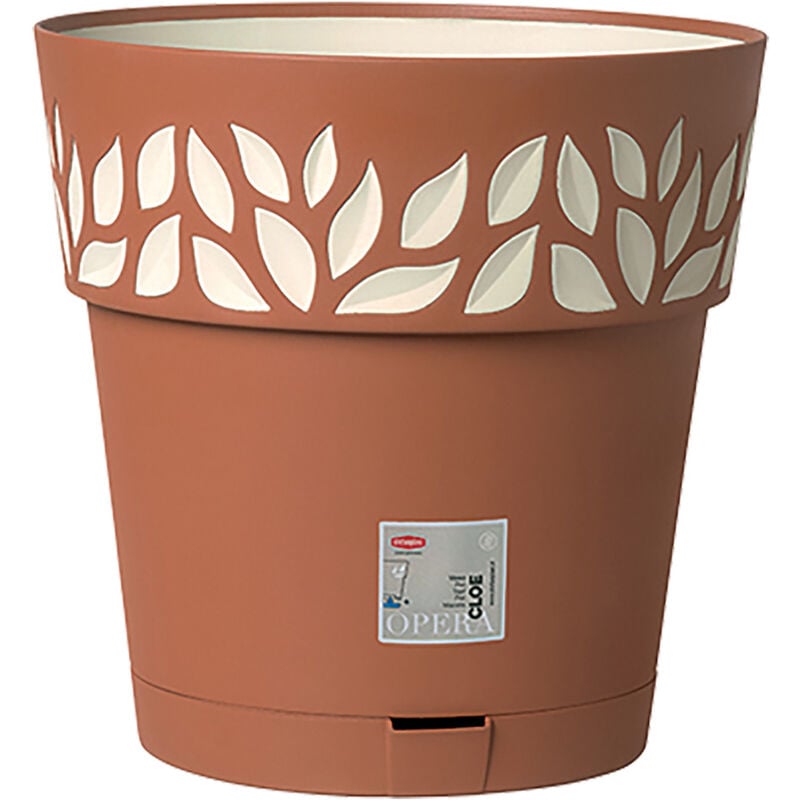 foto del prodotto vaso tondo cloe 30 x h.29 stone grey bianco