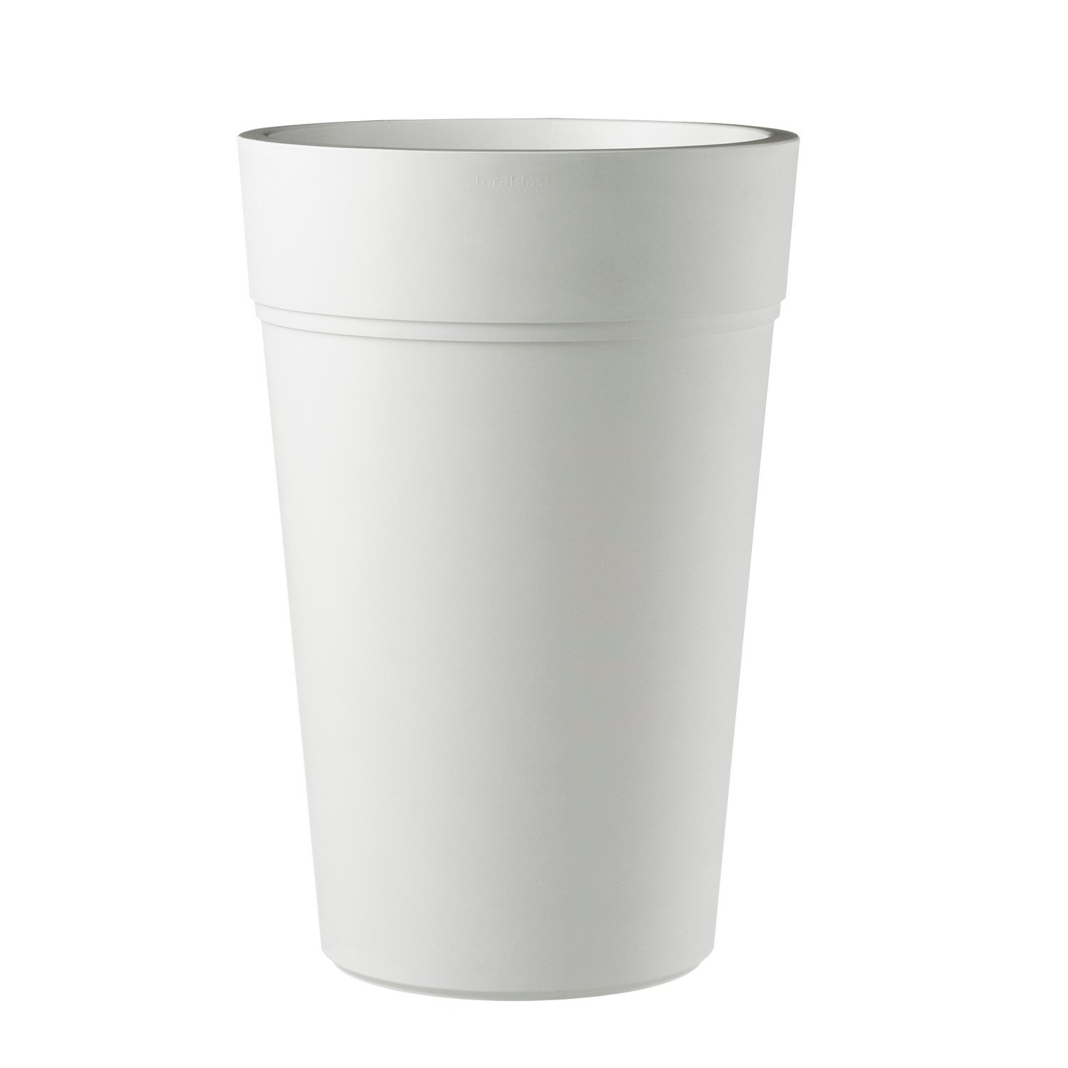 foto del prodotto vaso tondo colore bianco 38 cm h 65 cm mod. stem