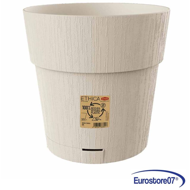 foto del prodotto vaso tondo ethica 20 x h.19 gesso df 6126904