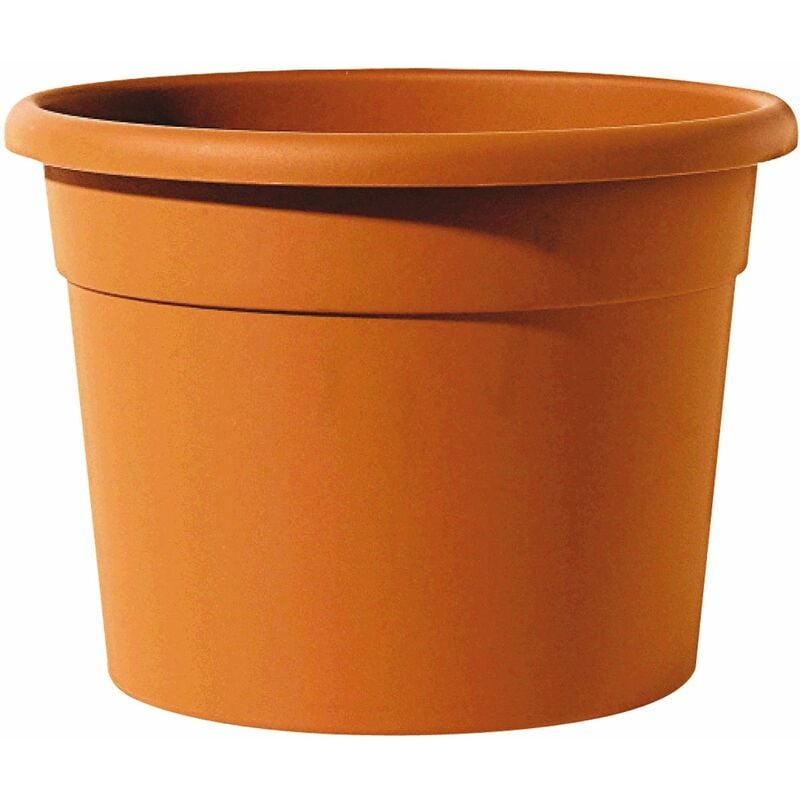 foto del prodotto vaso tondo in resina da giardino per fiori e piante diana telcom 60xh45 cm.