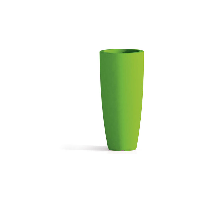foto del prodotto vaso tondo in resina h 70 mod. agave verde