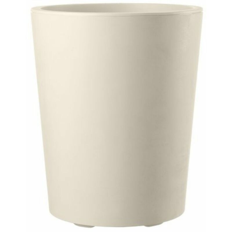 foto del prodotto vaso tondo millennium h 53 bianco perla deroma
