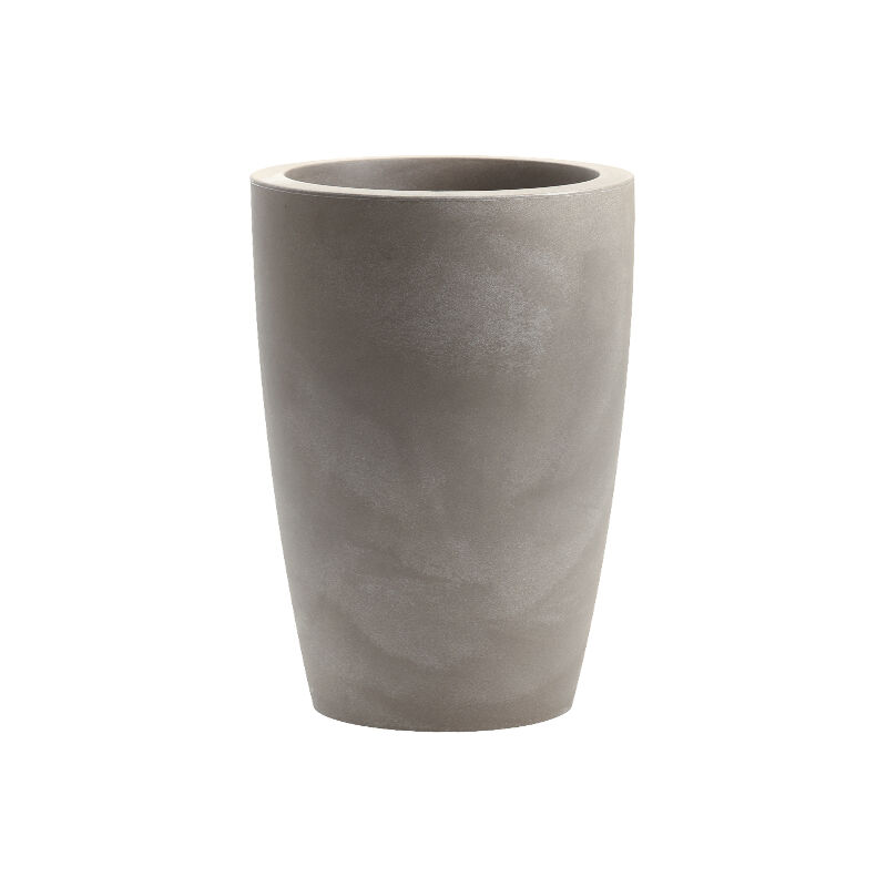 foto del prodotto vaso tondo resina tylus cm. 30 cenere