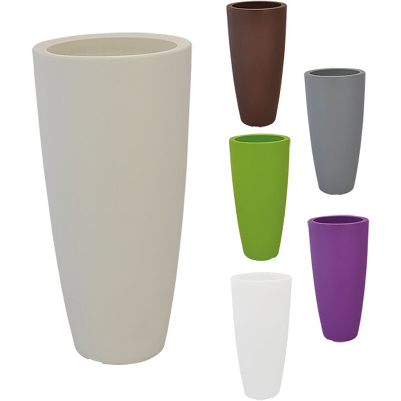 foto del prodotto vaso tondo stilo cm 40xh.90 20 lt. avorio
