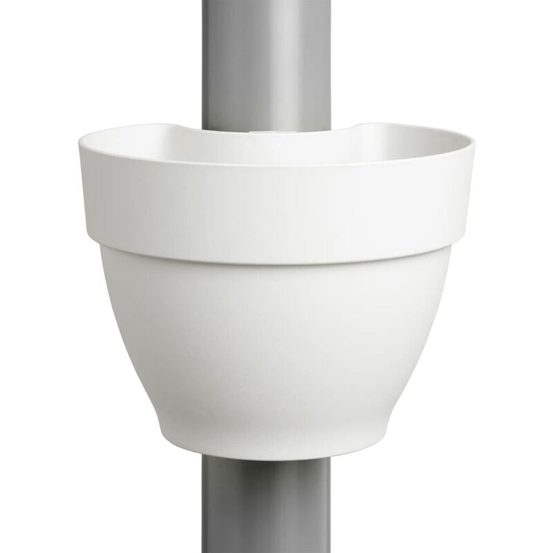 foto del prodotto vaso vibia campana drainpipe clicker 22cm bianco elho