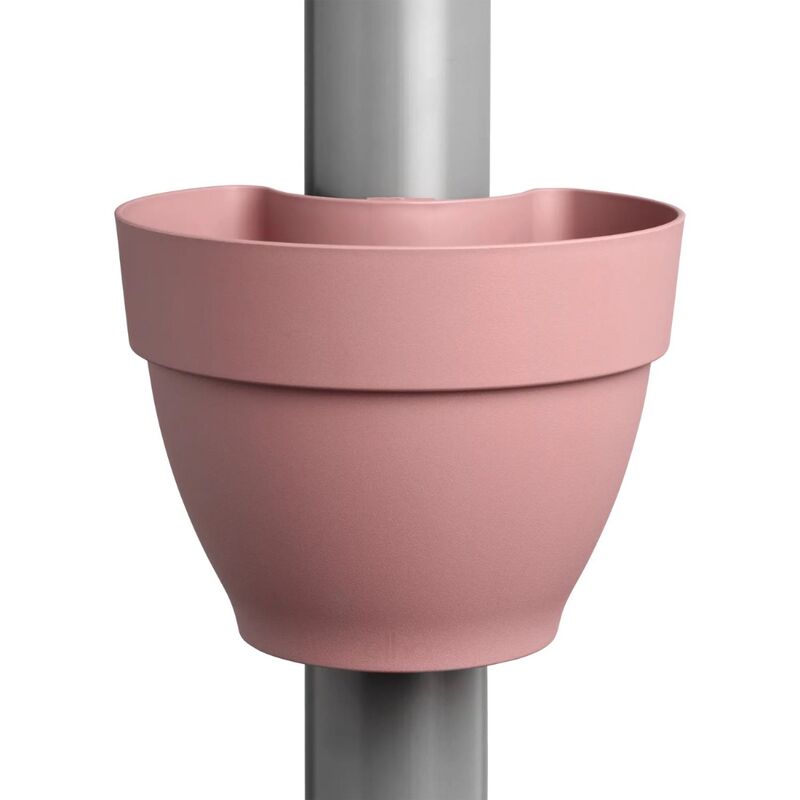 foto del prodotto vaso vibia campana drainpipe clicker 22cm dusty pink rosa elho