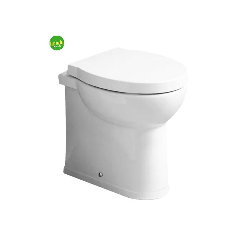 foto del prodotto vaso wc a terra filo parete ischia barbottina