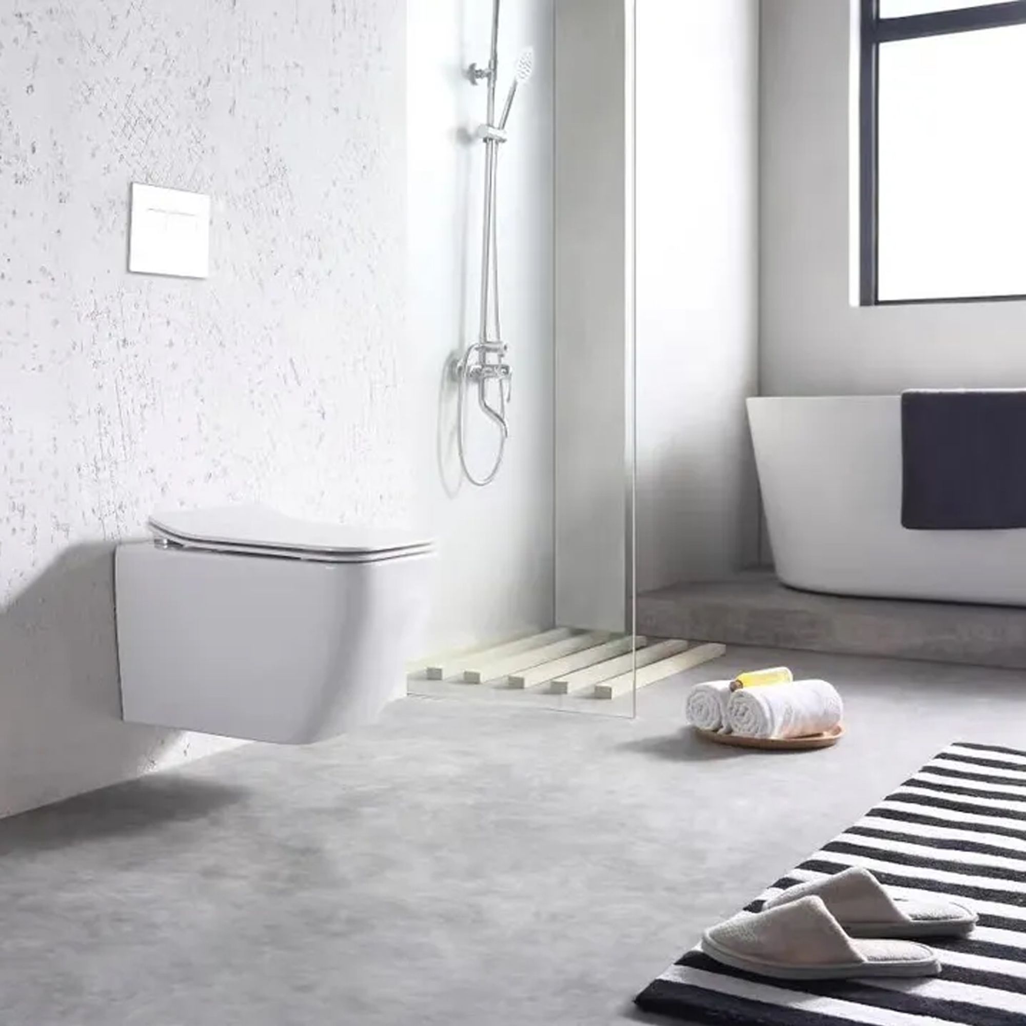 foto del prodotto vaso wc rea martin slim rimless duroplast