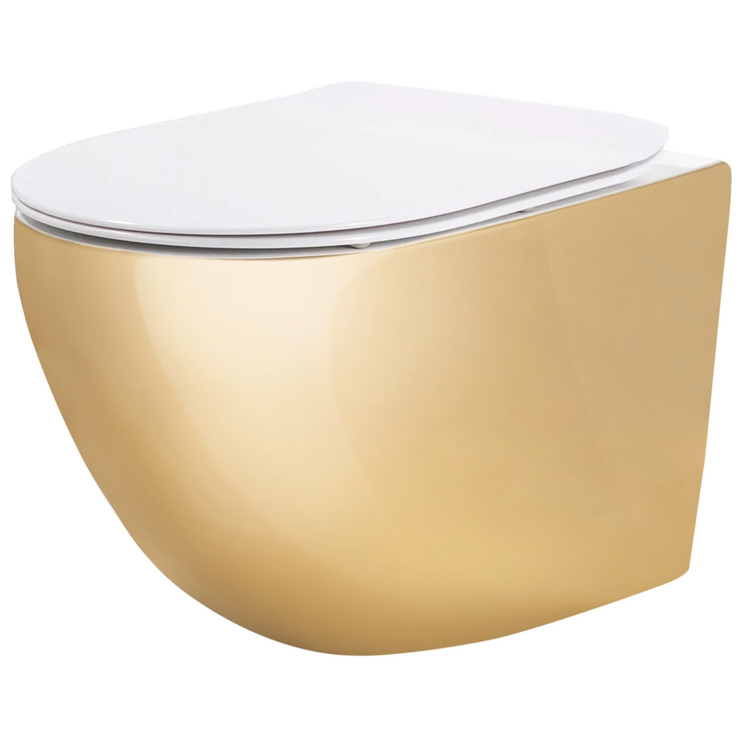 foto del prodotto vaso wc sospeso rea carlo mini tornado nfq gold white