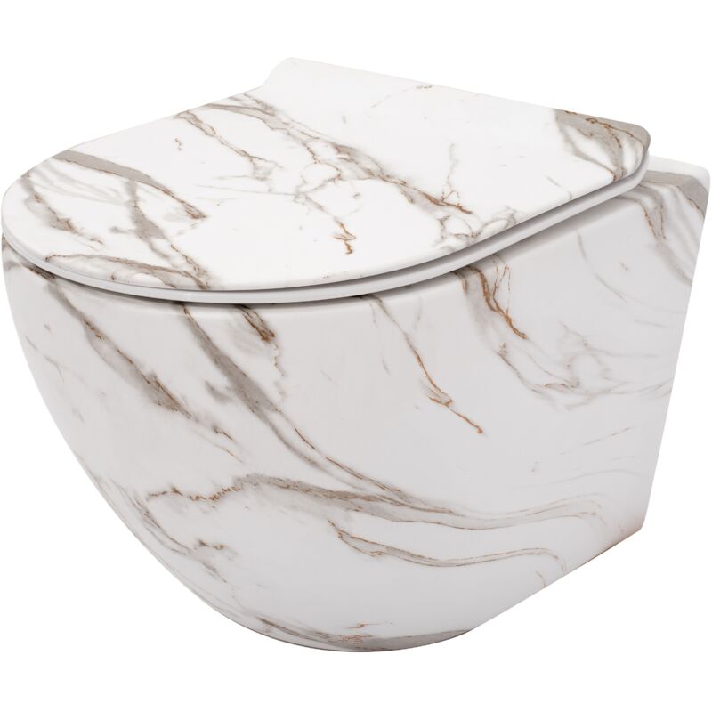foto del prodotto vaso wc sospeso rea carlos slim lava mat mini