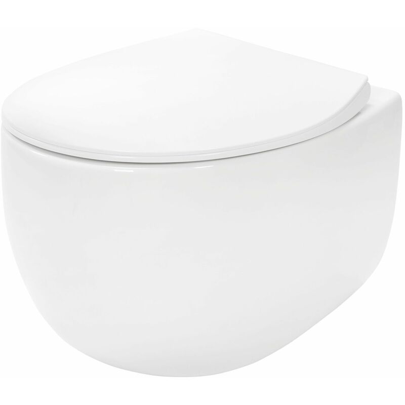 foto del prodotto vaso wc sospeso rea lars rimless duroplast flat