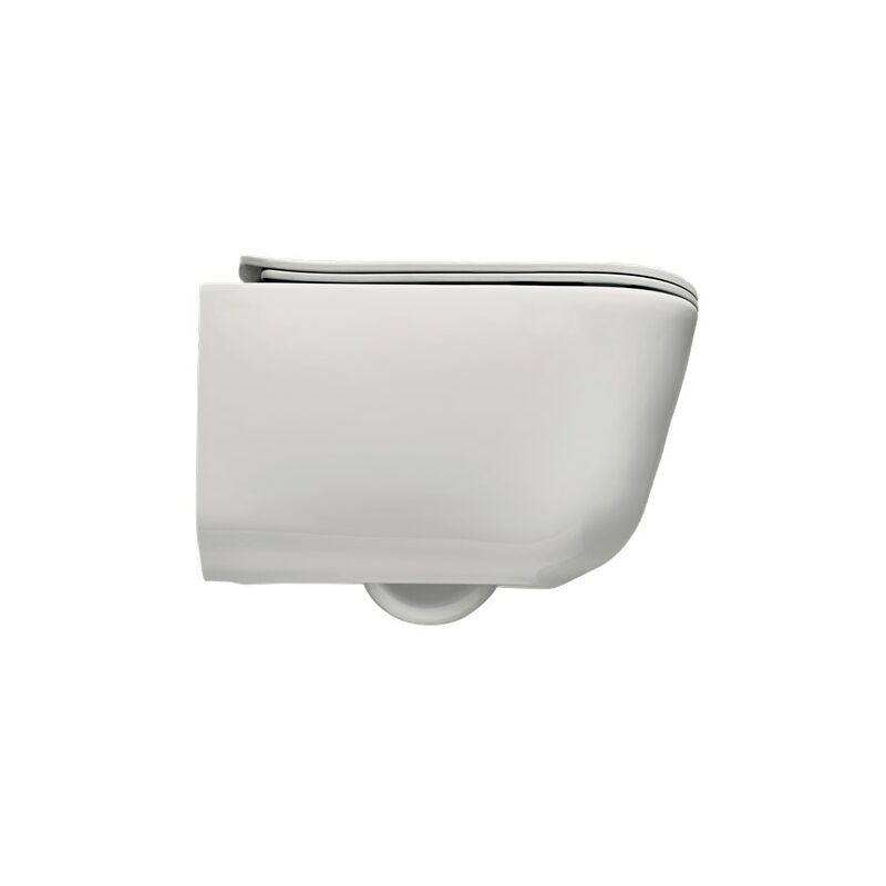 foto del prodotto vaso wc sospeso tribeca scarico a parete bianco lucido senza coprivaso