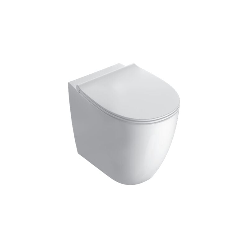 foto del prodotto vasomulti a terra in ceramica 54x36 cm globo 4all md005bi bianco ceramica con copri wc