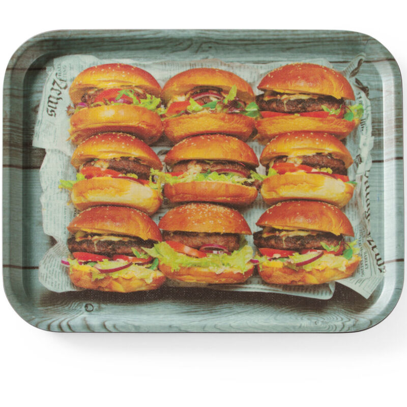 foto del prodotto vassoio antiscivolo per tasty burger 330 x 430 mm hendi 508008