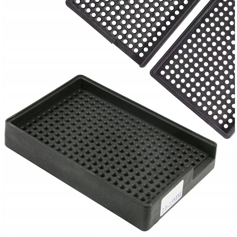 foto del prodotto vassoio antistatico esd per viti da 2 2,5 mm, 273 fori, organizer