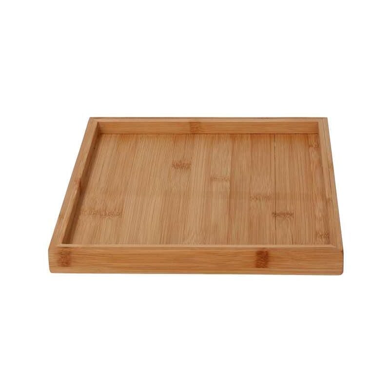 foto del prodotto vassoio bambù naturale quadro cm 25x25h2