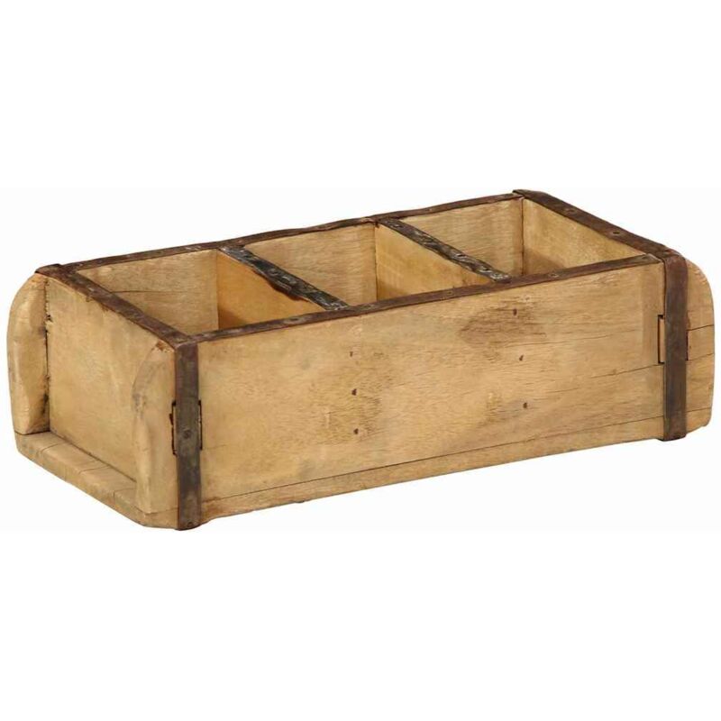 foto del prodotto vassoio con archiviazione marrone 30 x 14 x 9 cm vidaxl
